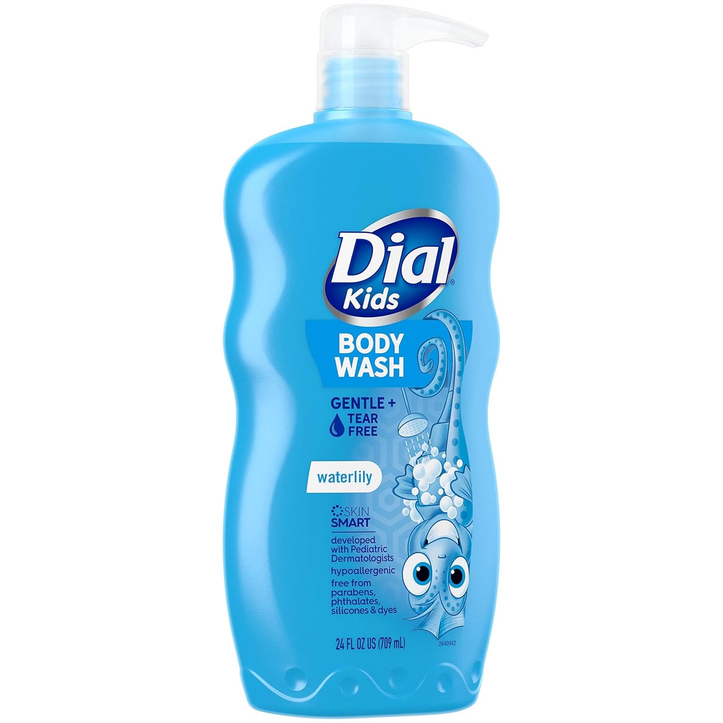 Dial Kids Body Wash, Waterlily, 24 fl oz (Pack of 4)