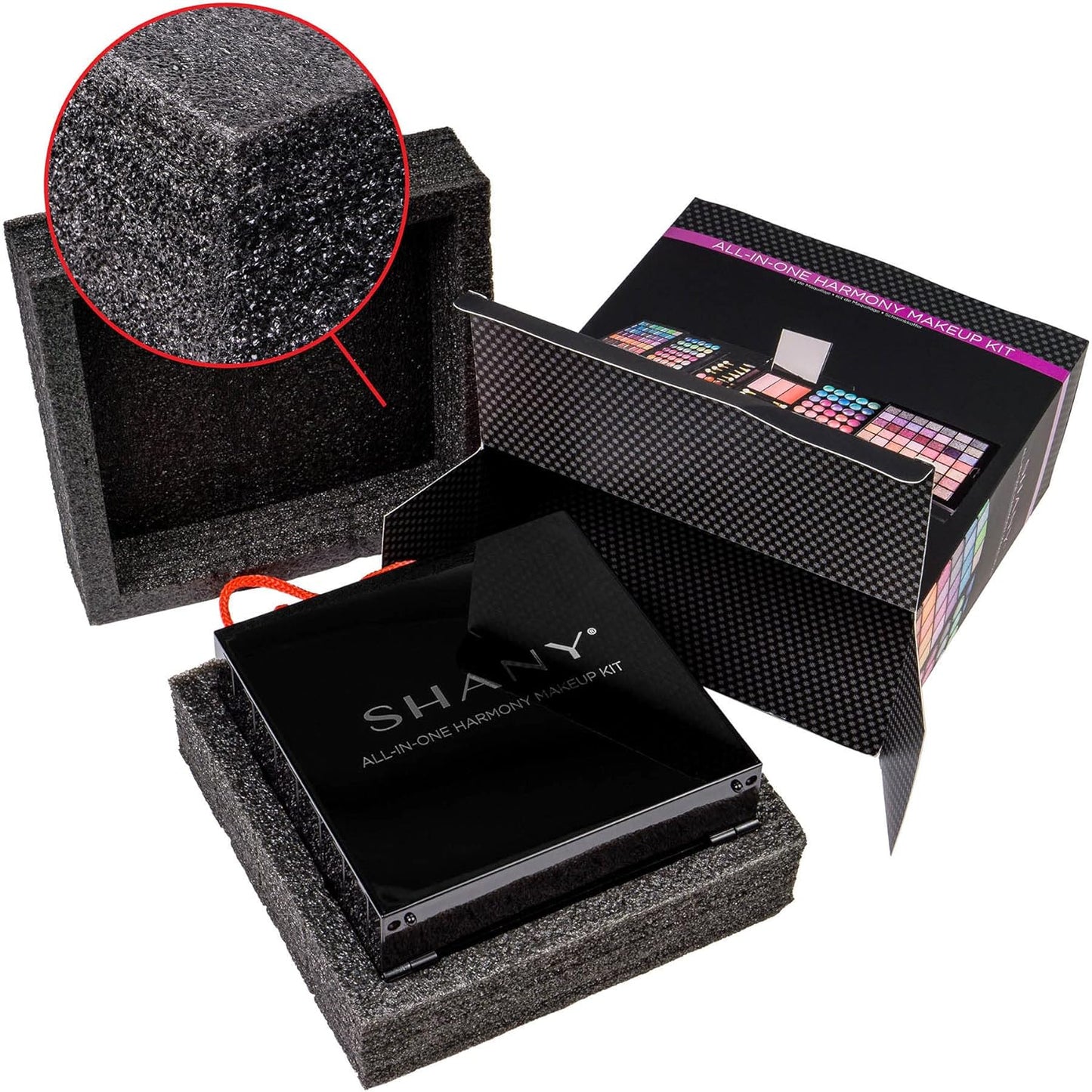 SHANY All About That Face Makeup Kit - All in one Beginner Makeup Set - Eye Shadows, Lip Colors, Face Makeup, Cosmetics applicators & More.
