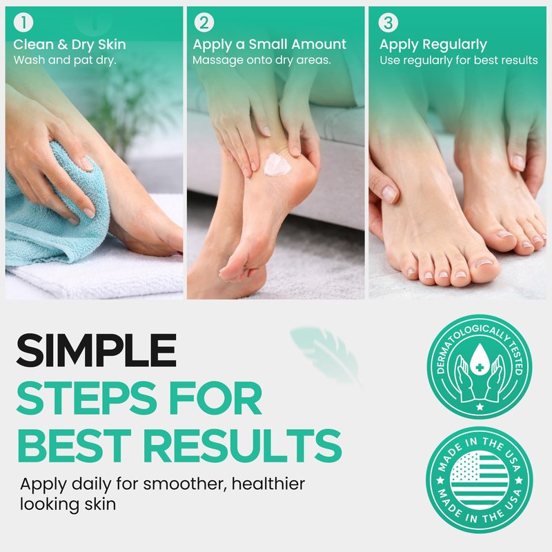 CLEAR 40 Urea Gel 40% (4 oz) with Tea Tree & Coconut Oil & Aloe Vera – Intensive Moisturizing & Exfoliating Gel for Dry Rough Skin, Feet, Heels, Elbows, Hands & Nails – Fast Absorbing Hydration