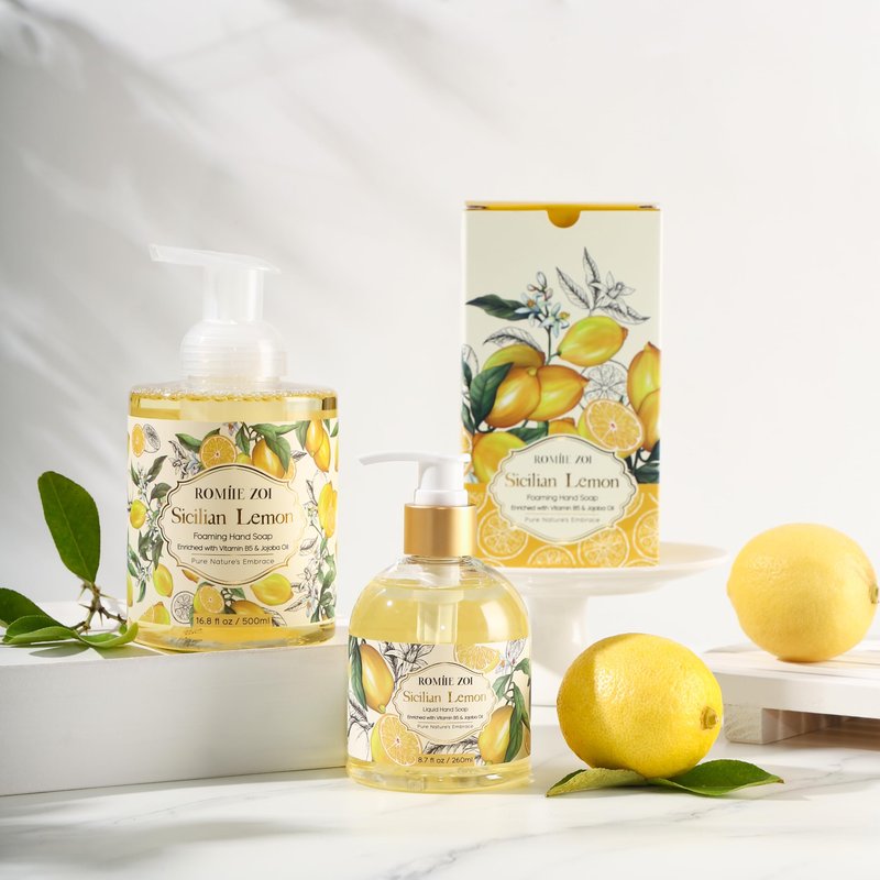 ROMIIE ZOI Daily Hand & Body Lotion with Moisturizing Shea Butter - Sicilian Lemon - 236 ML / 8 FL OZ