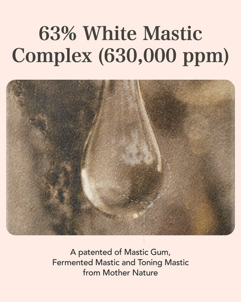 MASTINA Mastic Ampoule Serum Spoid Type Set(Dropper Type, 0.5fl oz, pack of 3) - Serum for Even Skin Tone and Elasticity. Fermented Mastic Gum