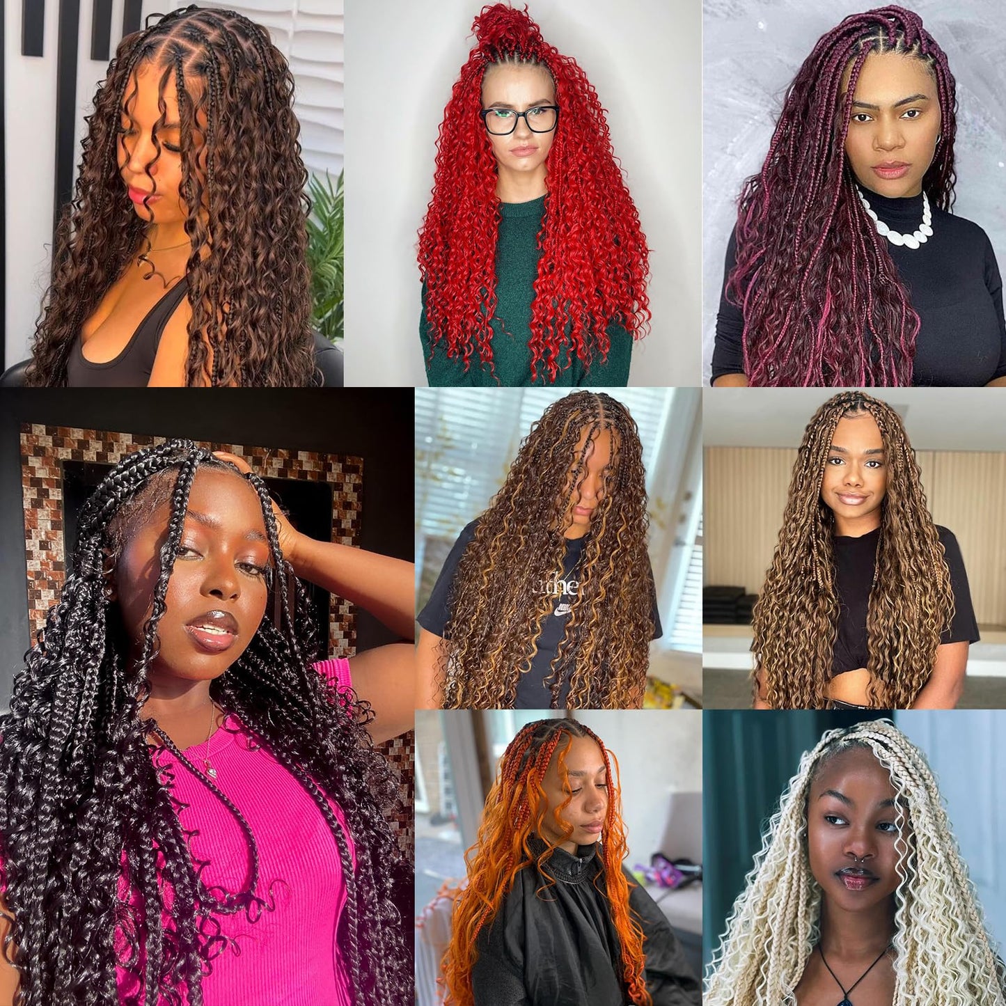 Dorsanee Deep Wave Bulk Hair for Braiding 18 Inch 2 Bundles 200g Honey Blonde Curly Braiding Hair for Boho Braids No Weft Wet and Wavy Braiding Hair Extensions (#27,100g/bundle)