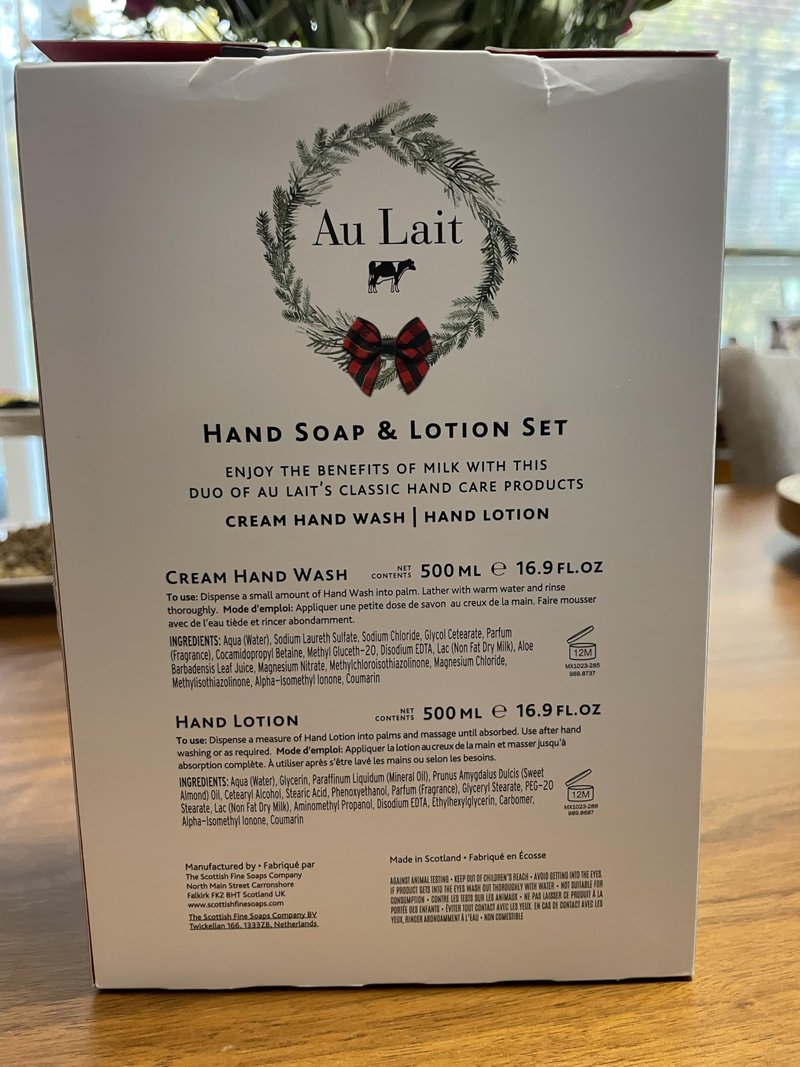 Scottish Fine Soaps - Au Lait Gift Set