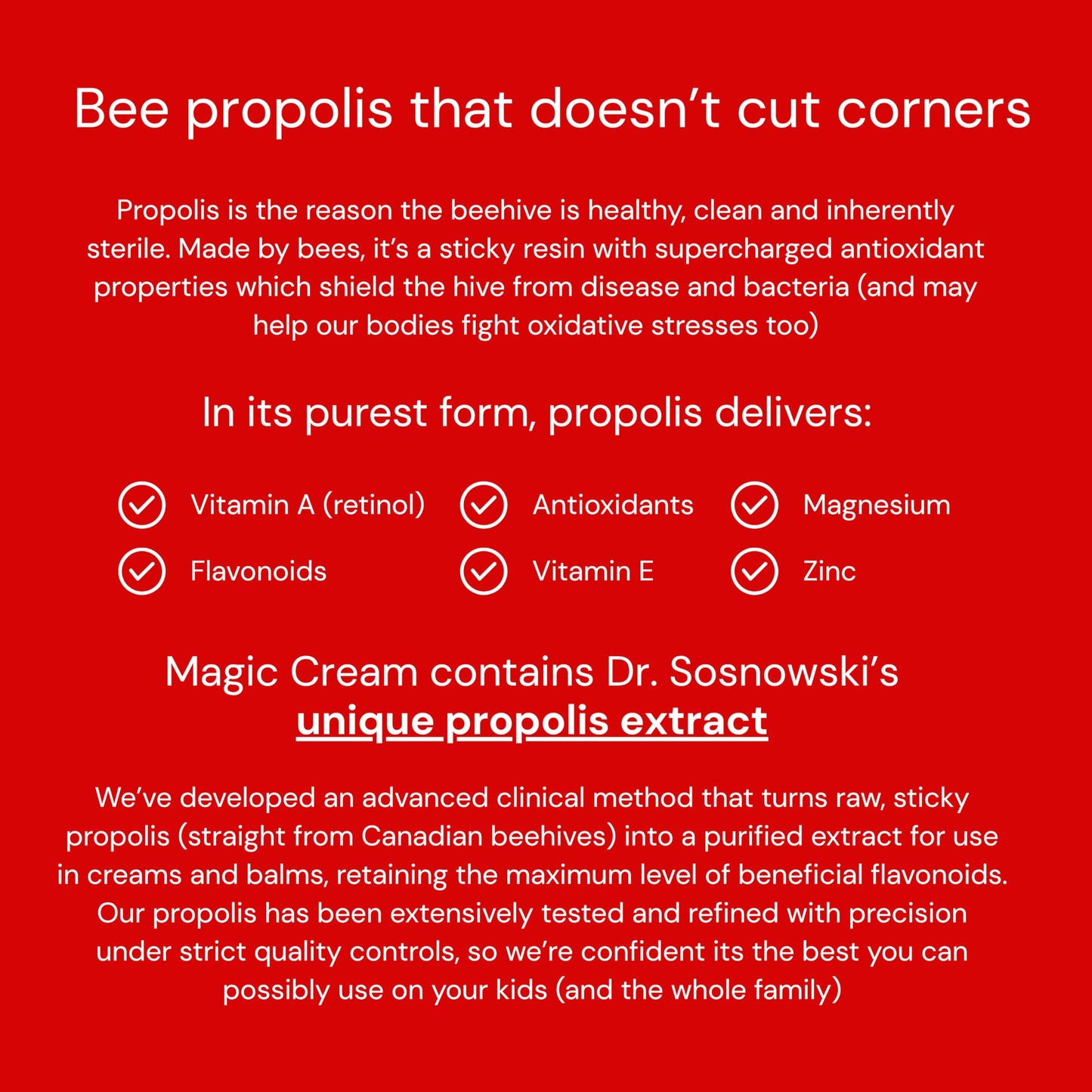 Dr. Sosnowski’s Magic Cream | Kids Eczema Cream & Anti Itch Relief | Multi-Action Topical for Rashes, Insect Bites & More | Propolis, Colloidal Oatmeal & Camphor | No Steroids or Antibiotics | 1oz