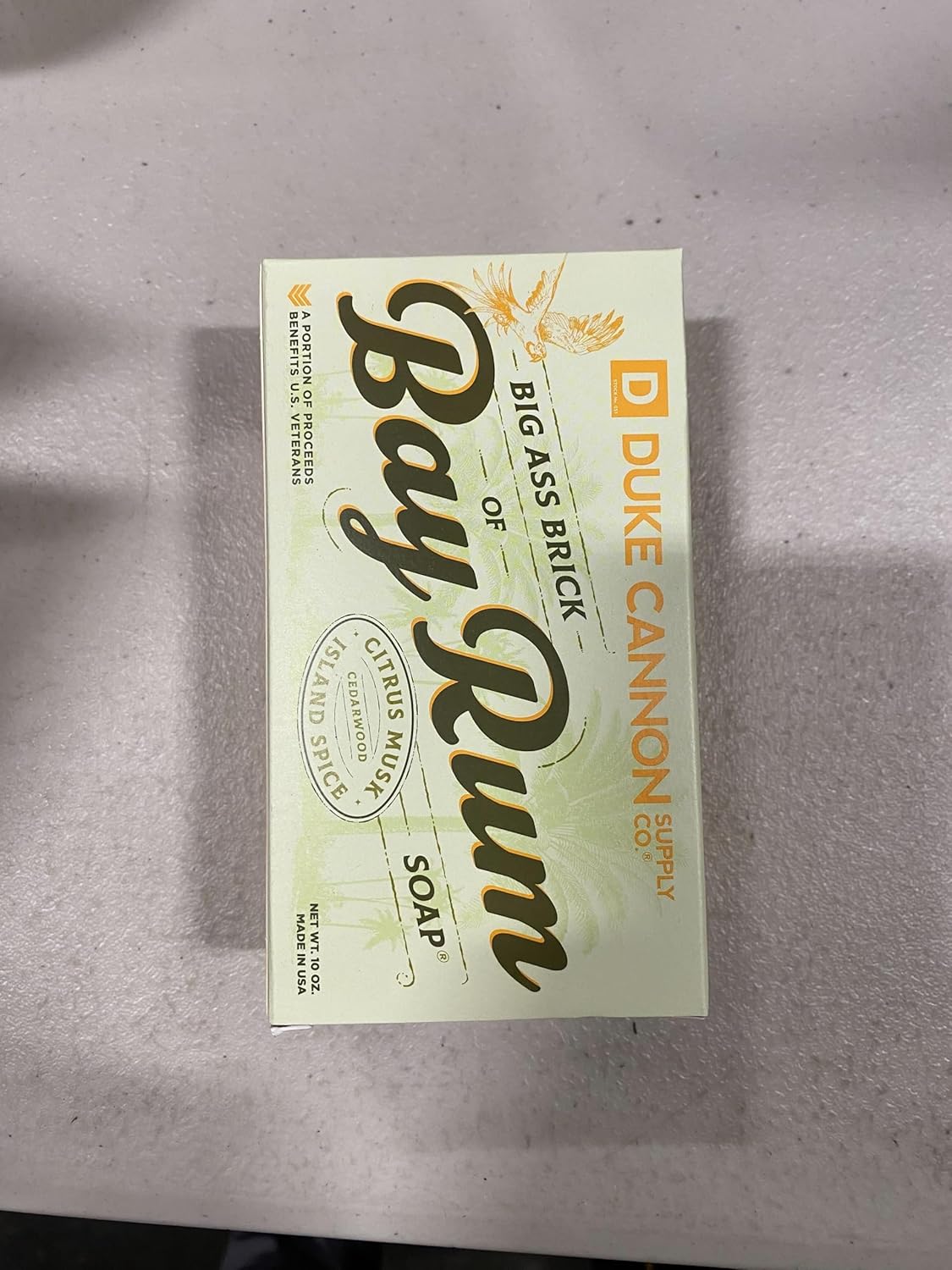 Duke Cannon Supply Co. Tactical Scrubber Big Brick of Soap - Naval Diplomacy