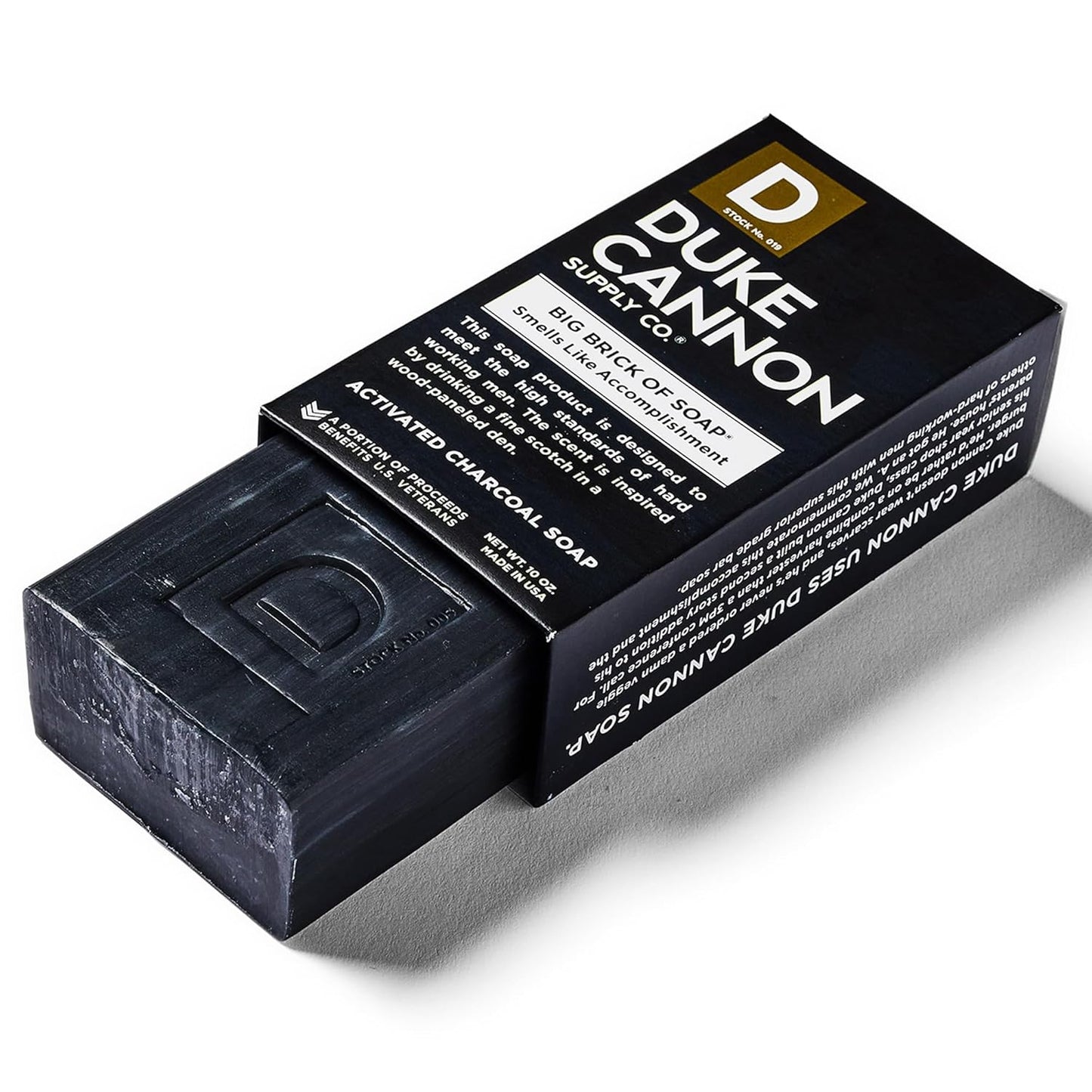 Duke Cannon Soap Bundle Pack - U.S. Military-Grade Pouch with Coarse & Soft Mesh - Tactical Scrubber and Big Brick of Soap (Smells Like Accomplishment)
