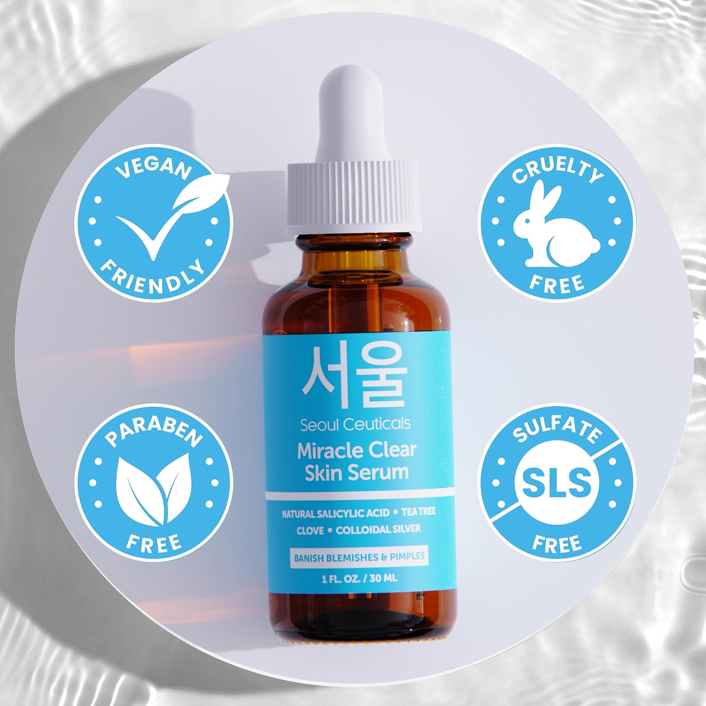 Zombie Acne Kit - Korean Skin Care Treatment for Acne Prone Skin - Rapid Action Salicylic Acid, Tea Tree & Clove For Even Skin Tone