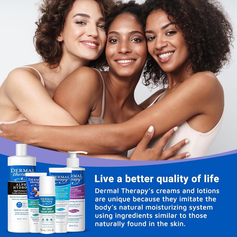 Urea 5% Cream with AHA & Green Tea Extract - Hydrating Skin Treatment for Dry Skin