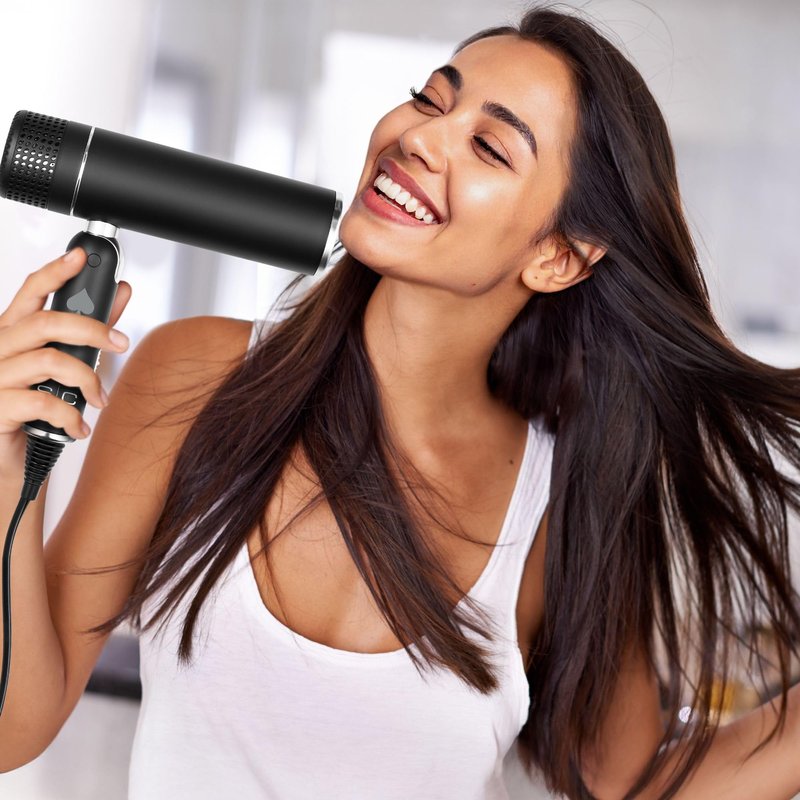 StyleCraft Ace Foldable Lightweight Hair Dryer with Powerful Motor with Diffuser and Concentrator Nozzle