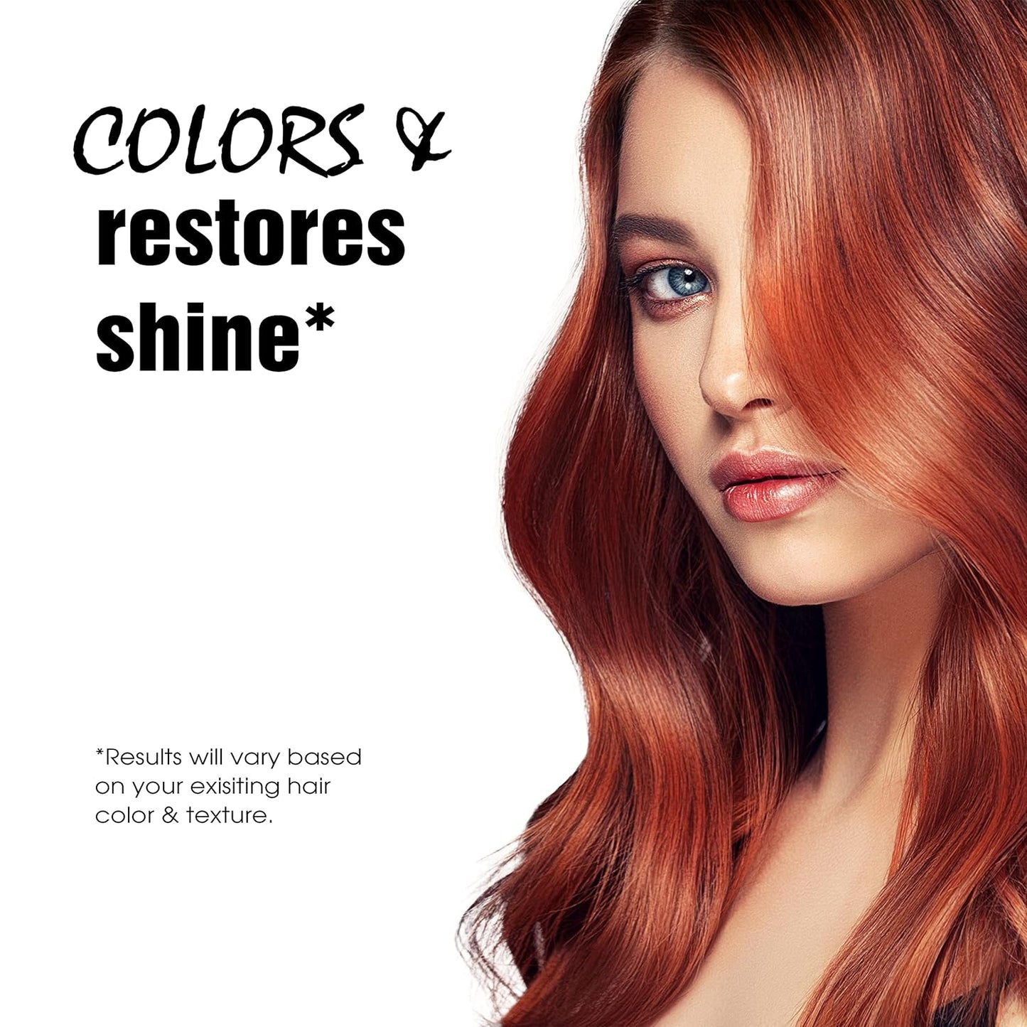 Light Mountain Henna Hair Color & Conditioner – Red Hair Dye, Organic Henna Leaf Powder and Botanicals, Chemical-Free, Semi-Permanent Hair Color + 4 Hair Clips