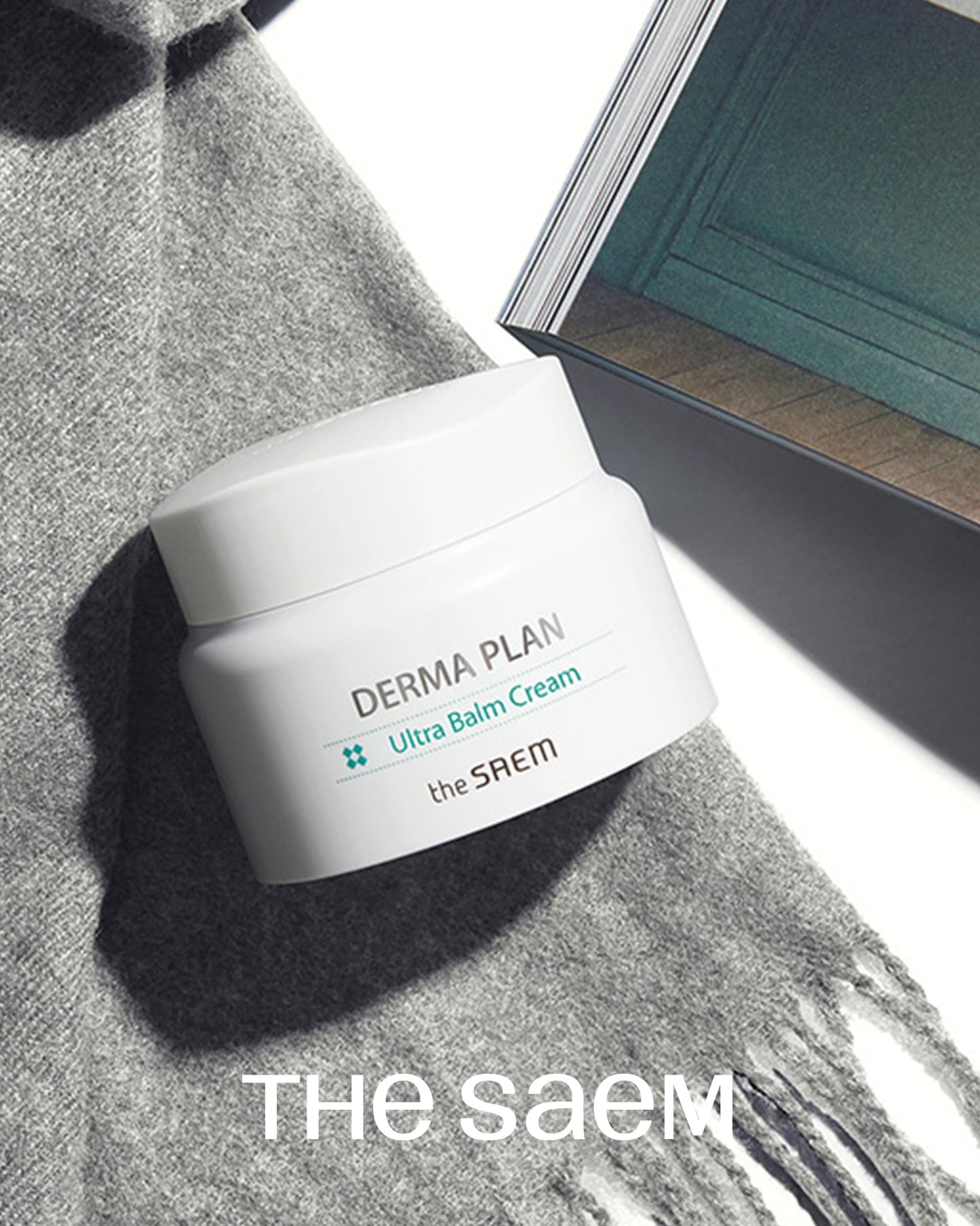 THESAEM Derma Plan Ultra Balm Cream 60ml / 2.02oz - Ceramide and Shea Butter Intensive Hydrating and Soothing Facial Cream, Vegan and Hypoallergenic Skin Care