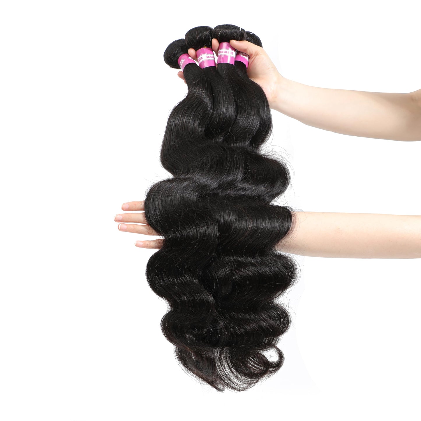 ADOIFAIR 12A Brazilian Human Hair Bundles Body Wave 26 inch Single Bundle Virgin Hair Bundles Body Wave Bundles Human Hair Double Weft One Bundles Natural Black Color