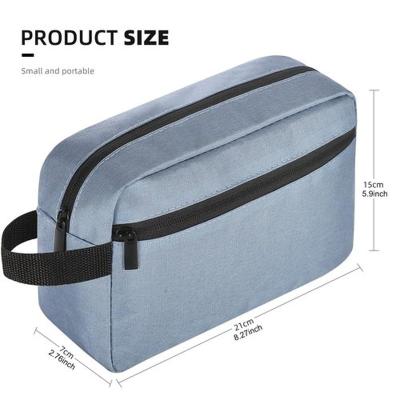 Icramsy Travel Toiletry bag Toiletry bag for women men Hanging toiletry bag Cosmetic bag Travel accessories for Women Men (Blue)