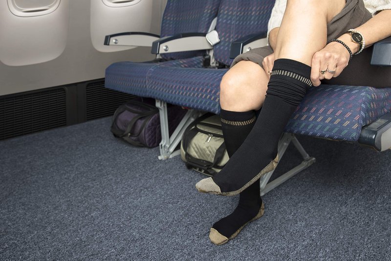 Travelon Copper Infused Compression Socks Large