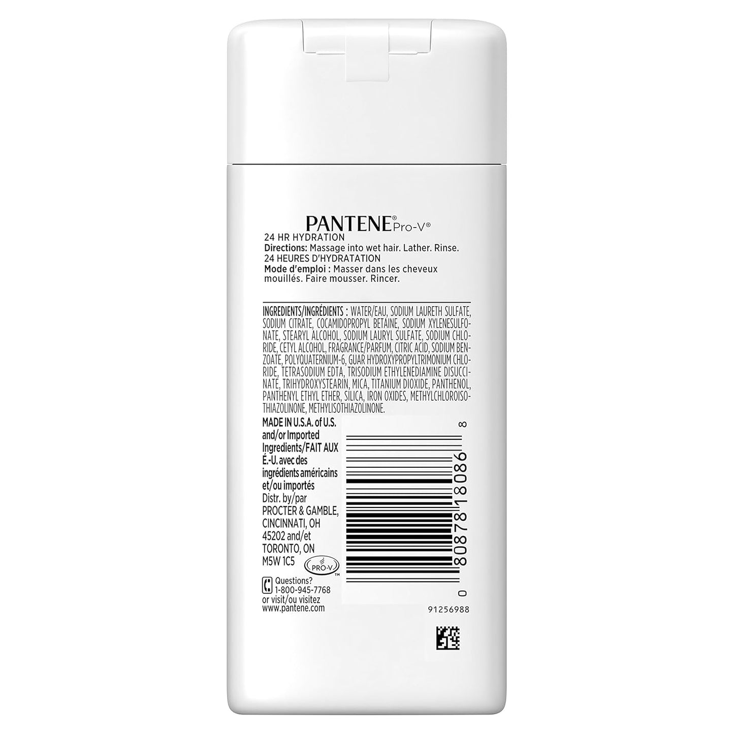 Pantene Pro-V Daily Moisture Renewal 2-in-1 Shampoo and Conditioner, 25.4 Fluid Ounce