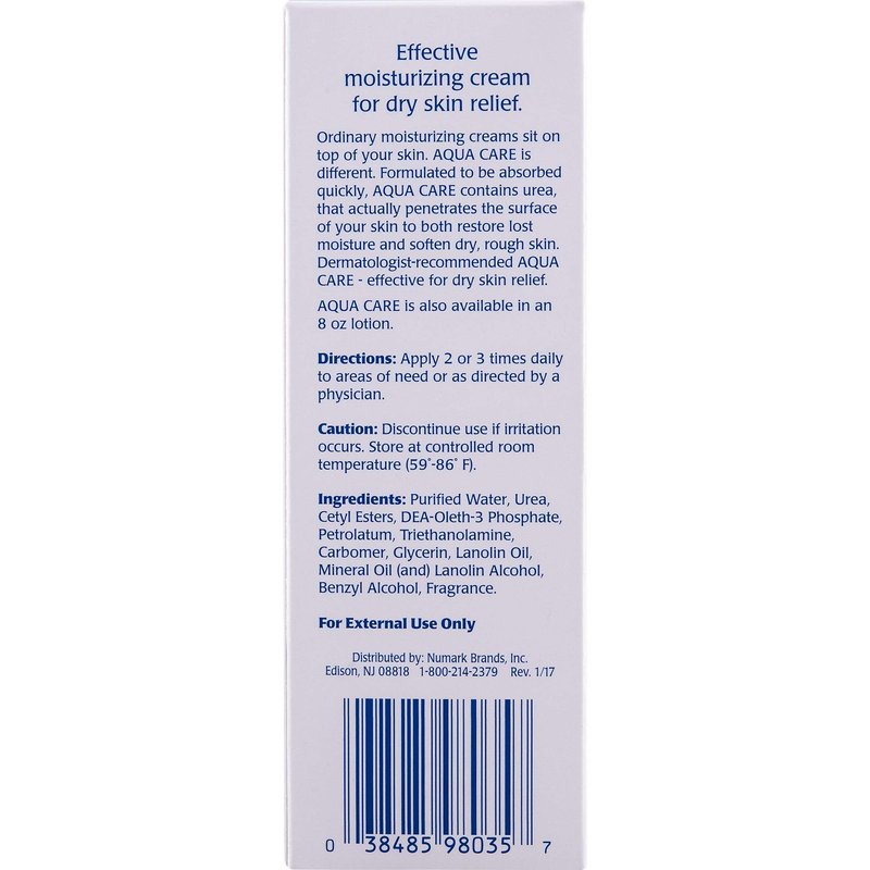 Aqua Care Cream, 2.5 Ounce Tube