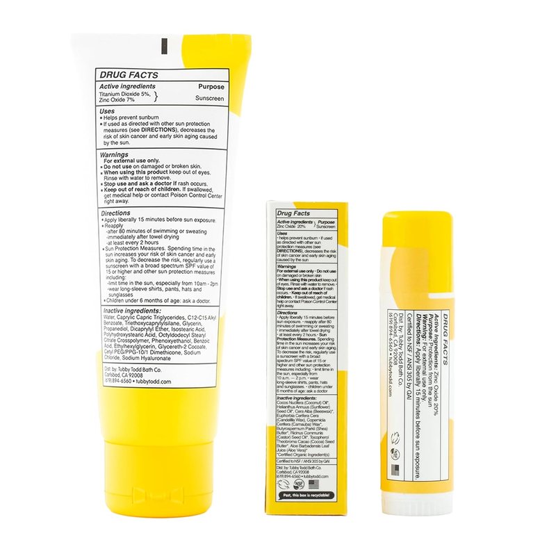 Mineral Sunscreen Kit for Baby, Toddler & Kids - Fragrance-Free 4 Fl Oz Lotion & 0.5 Oz Stick Duo