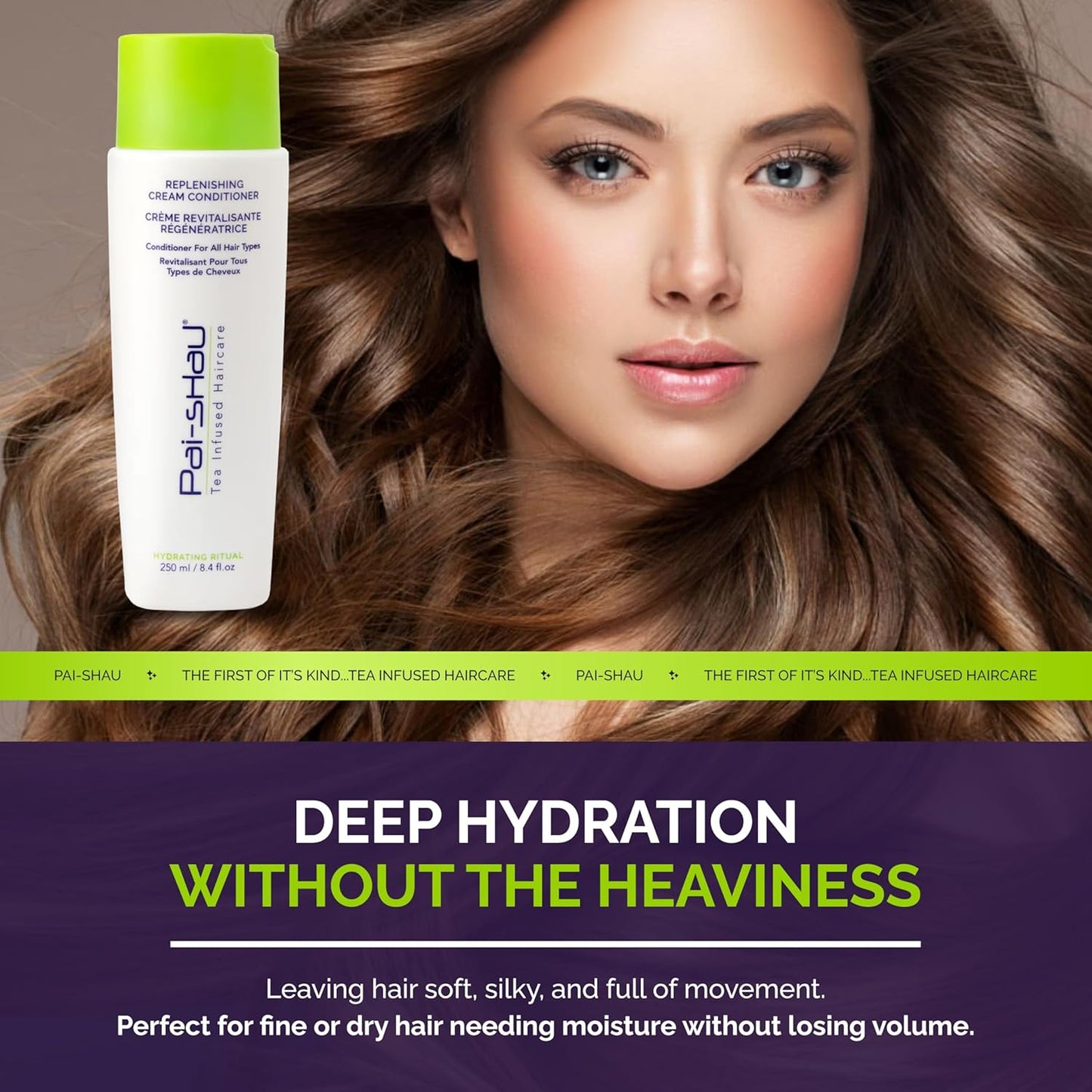 Pai-Shau Replenishing Cleanser - Hydrating Shampoo for All Hair Types - 250ml