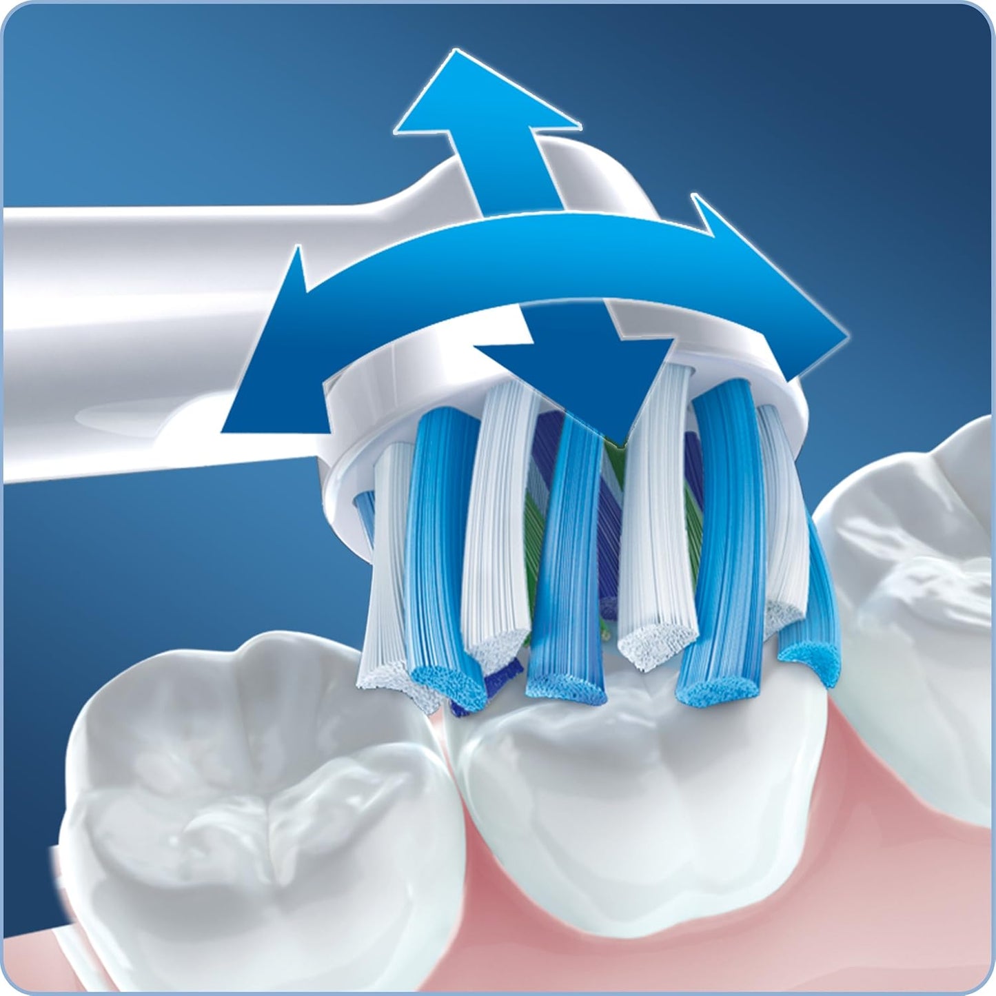 ORAL B Pro Cross Action Electric Toothbrush Replacement Brush Heads Refill, 6 Count