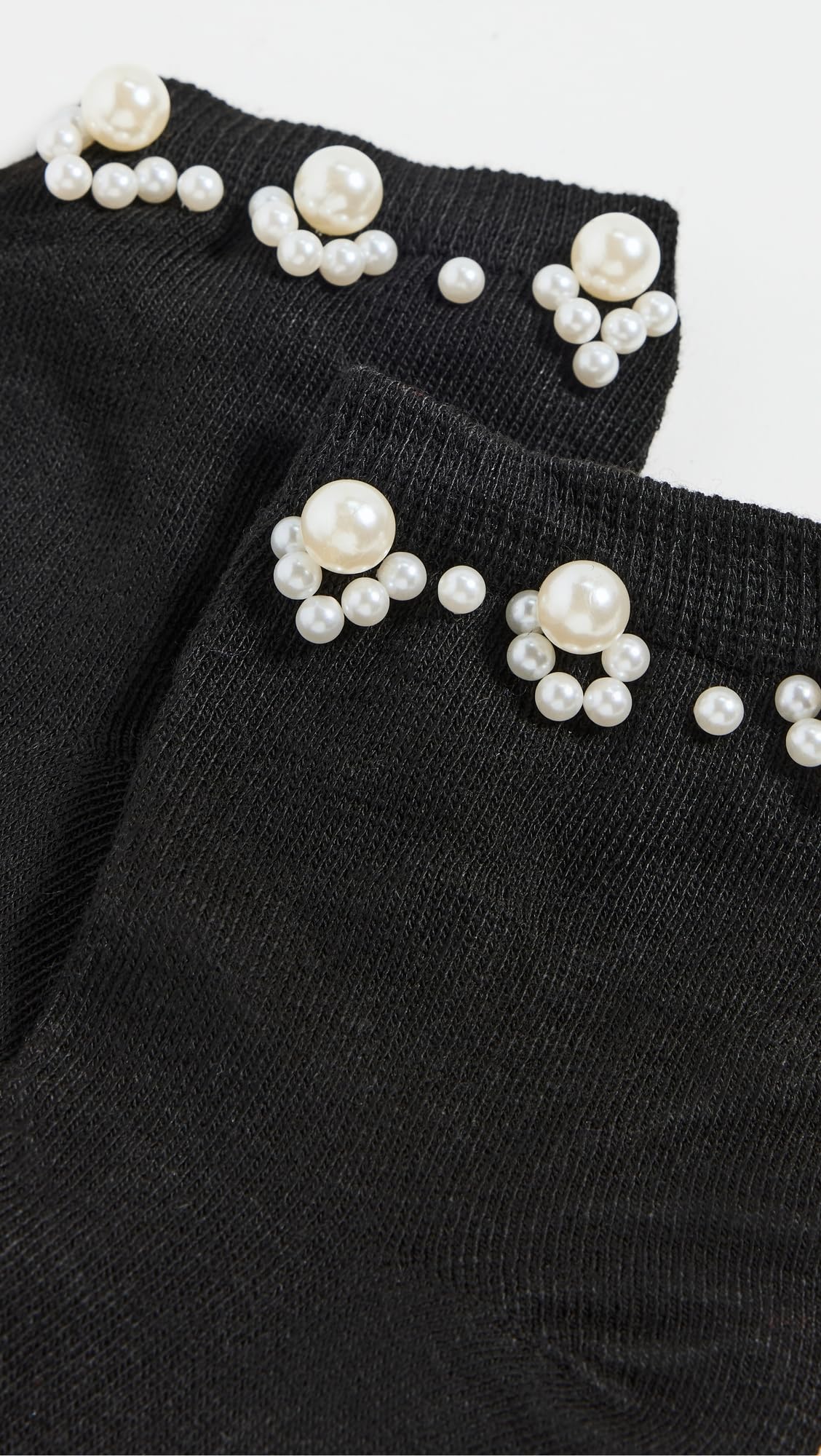 STEMS Women's Pearl Embellished Crew Socks