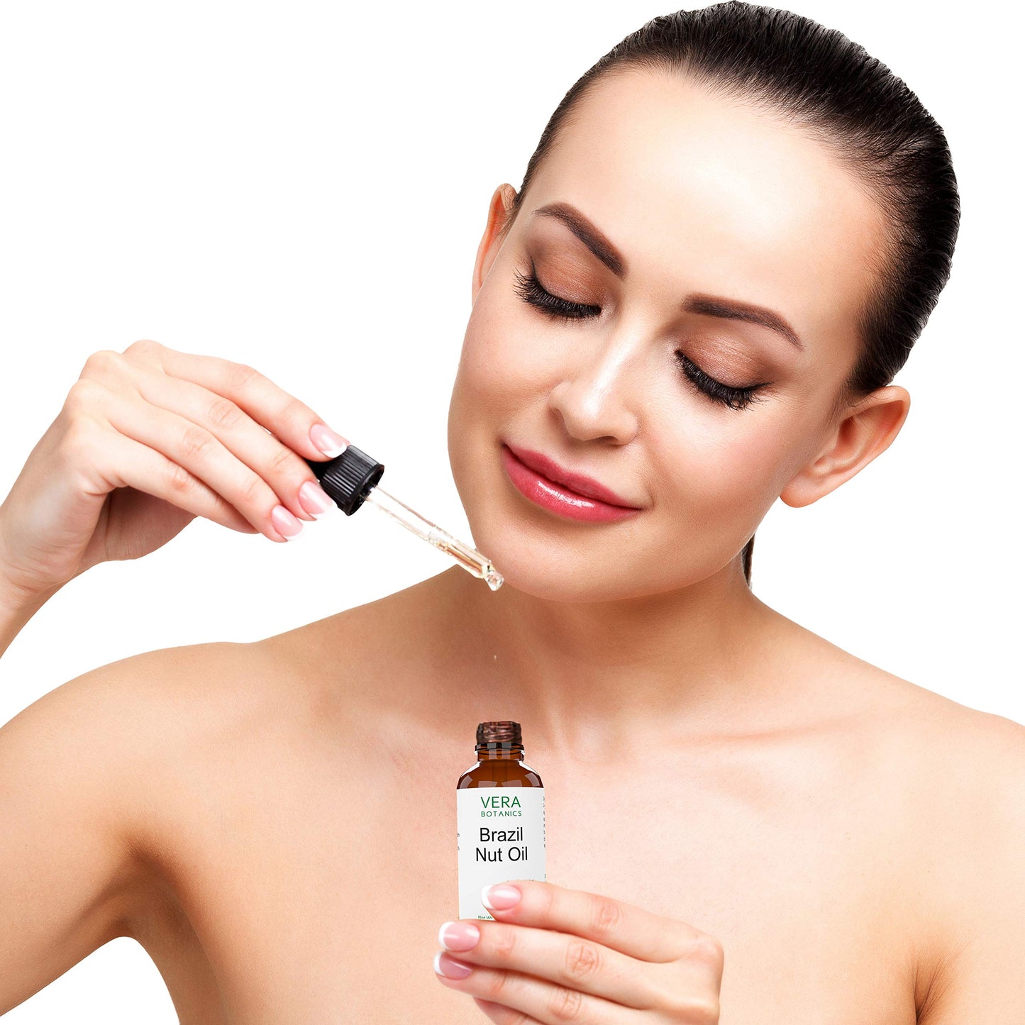 Vera Botanics BRAZIL NUT OIL 100% Pure & Natural, Unrefined, Cold-Pressed For Face, Dry Skin, Nails, Lips, Body & Hair - Reduce Hair Breakage, Even Out Skin Tone, Therapeutic Massage