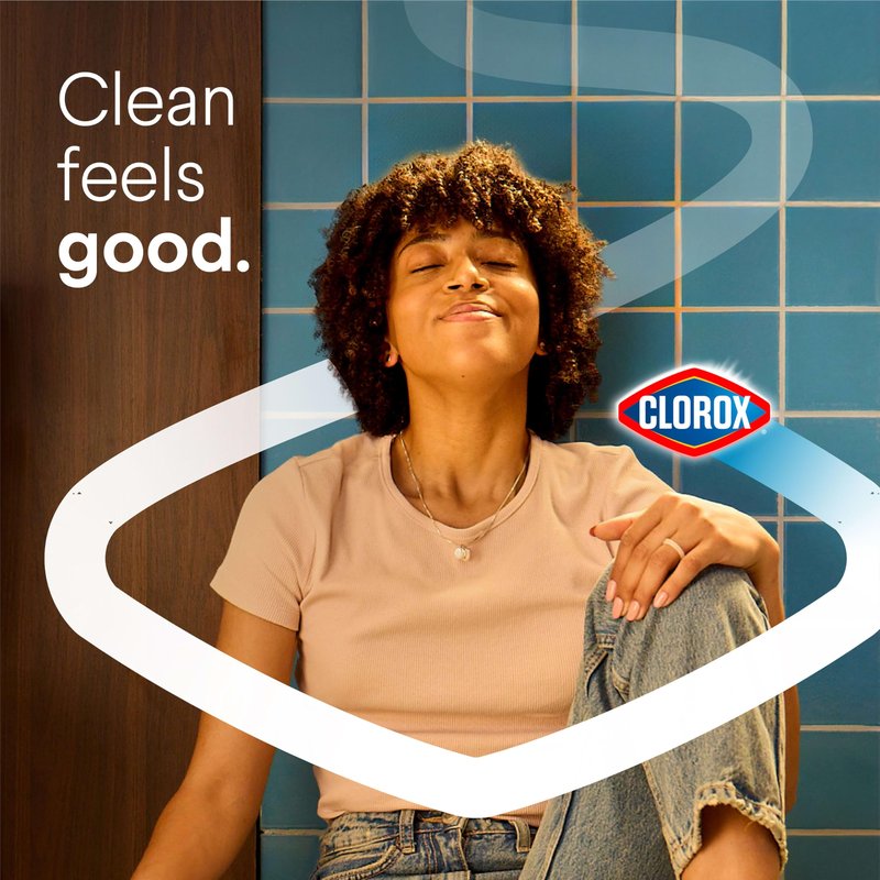 Clorox Toilet Bowl Cleaner Clinging Bleach Gel, Kills 99.9% of Bacteria and Viruses, Ocean Mist, 24 Fl Oz, Pack of 2