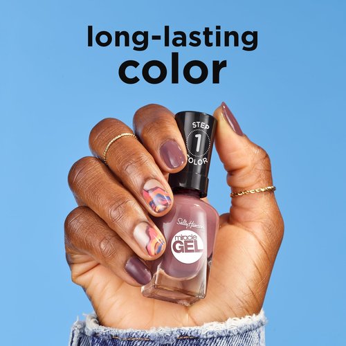Sally Hansen Miracle Gel™, MoMint, Long Lasting, Gel-Like Formula, No UV Lamp Needed, Green Nail Polish