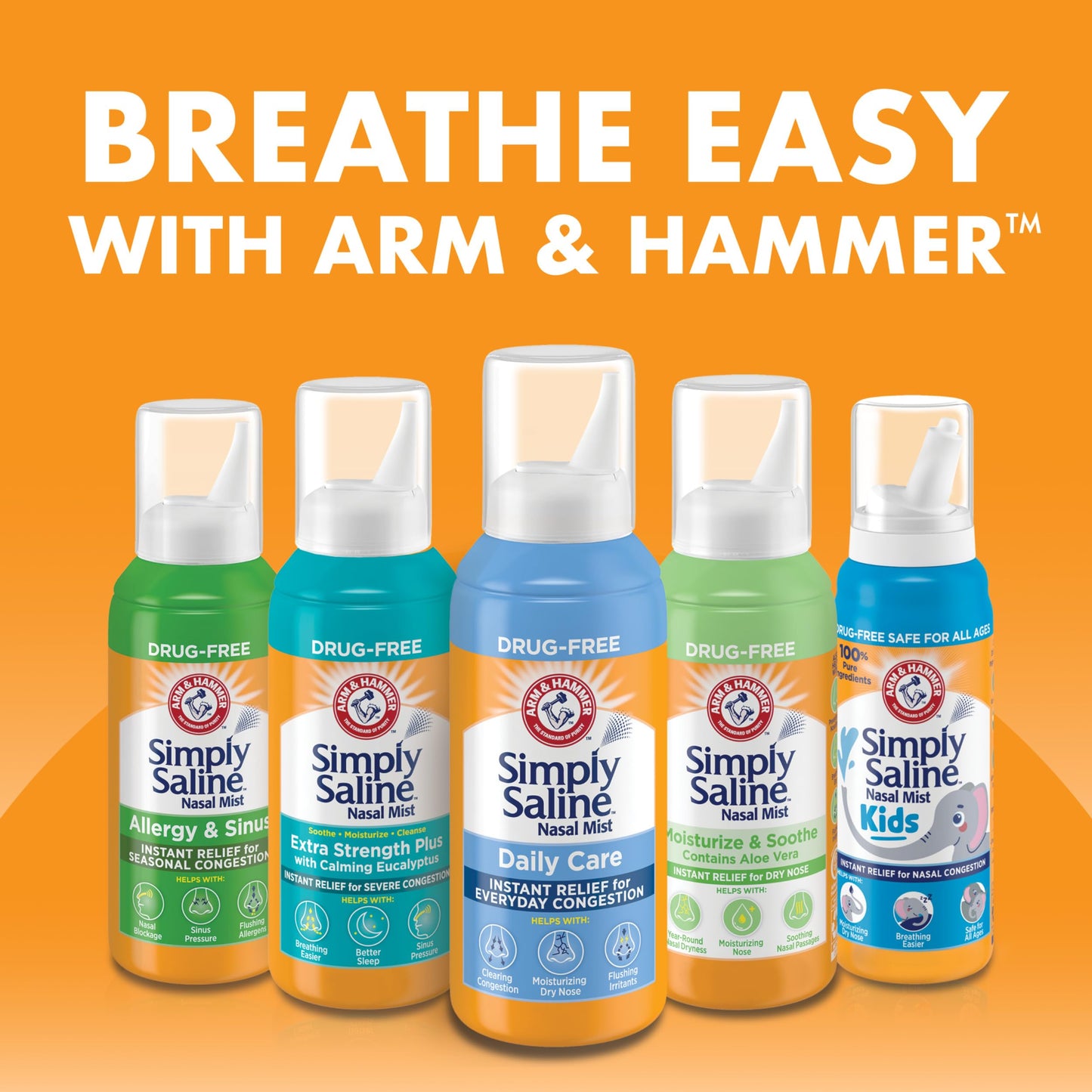 ARM & Hammer Simply Saline Extra Strength Plus Calming Eucalyptus, 4.6 oz