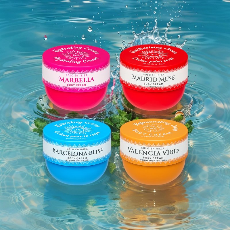 Solo en Ibiza Valencia Vibes Body Cream, Tightening Cream, 8 fl oz