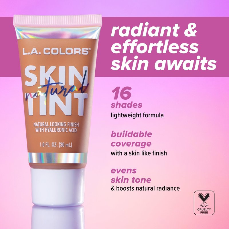 L.A. COLORS Natural Skin Tint Foundation, Ivory CLM411