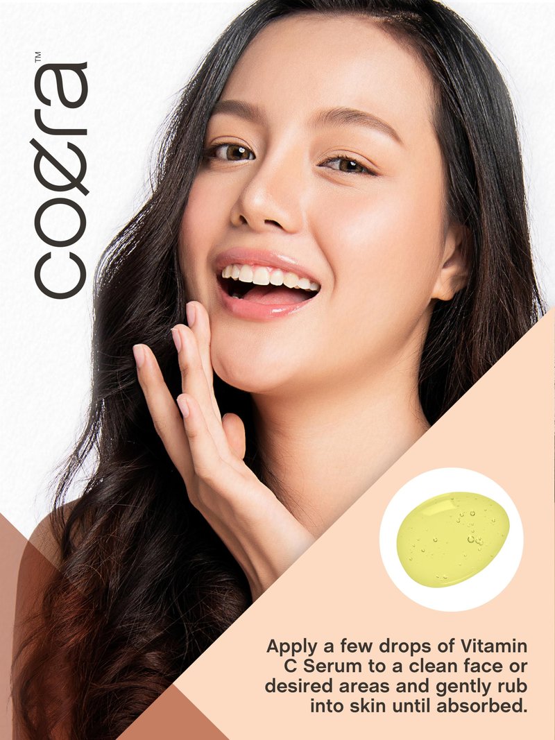 Coera Vitamin C Face Serum | 12% with Ascorbic Acid | 8 fl oz | Hydrating and Moisturizing for Dark Spots | Paraben & SLS Free