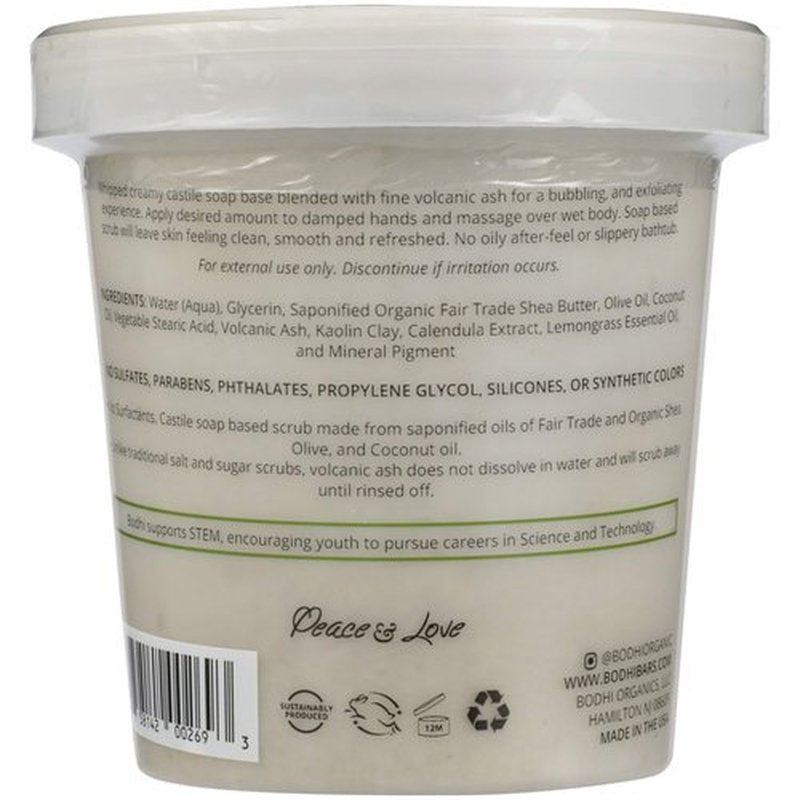 BODHI HANDMADE SOAP Lemongrass Whipped Soap, 14 OZ