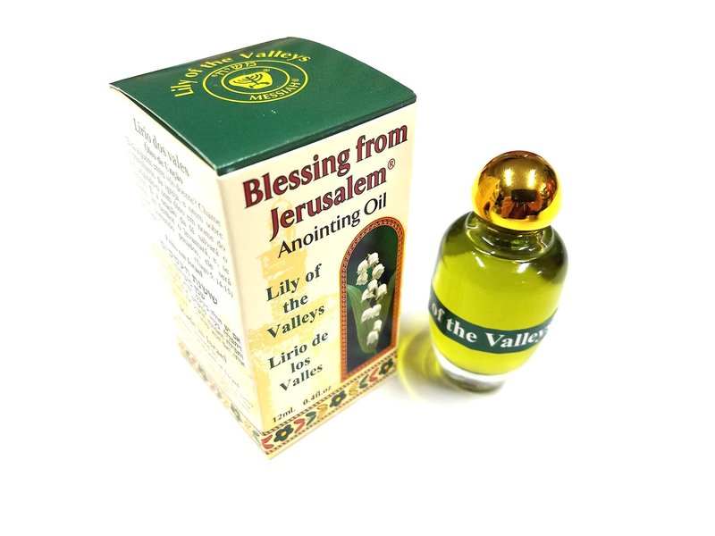 Anointing Oil with Biblical Spices from Jerusalem, Lily of the Valleys 0.4oz | 12ml