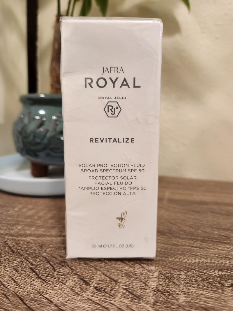 Jjafra Royal Jelly Revitalize Solar Protection Fluid, Broad Spectrum SPF 50, 50ml