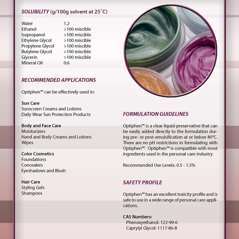 INNOCOSVATE Optiphen Liquid 4 fl oz, Cosmetic-Grade,Extend the shelf life of the product,Formulated for Cosmetic Use Only