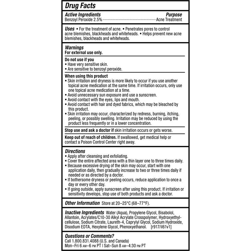 Paula's Choice CLEAR Daily Skin Clearing Cream, All Over Face Acne Treatment with Benzoyl Peroxide, Treats and Prevents Mild to Severe Acne & Breakouts, Fragrance-Free, 2.25 fl oz