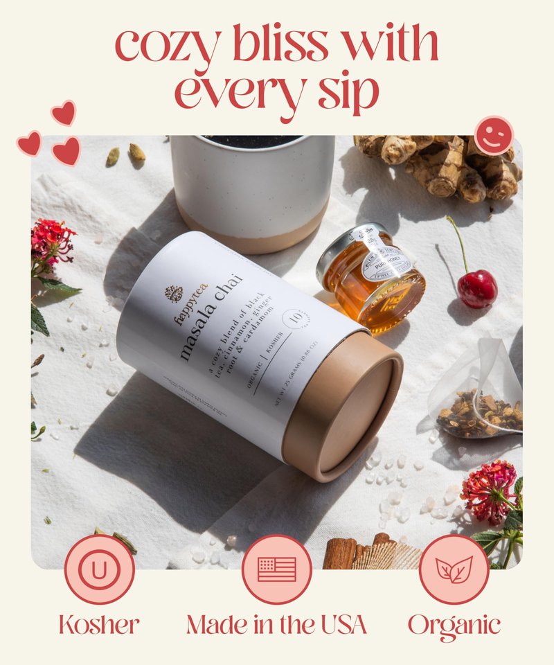 UnboxMe Tea Gift Basket for Women - Valentines Self Care Box with Cozy Socks, Mug, Chai Tea, Honey & Cinnamon, Relaxation Care Package