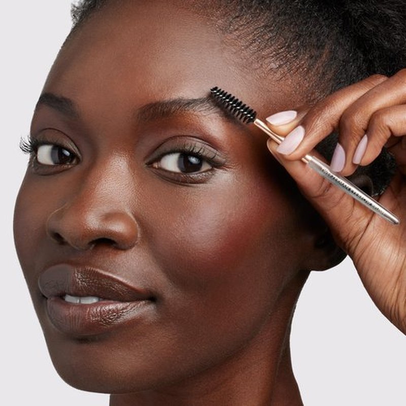Tweezerman Exclusive Tea Rose Brow Shaping Scissors & Brush