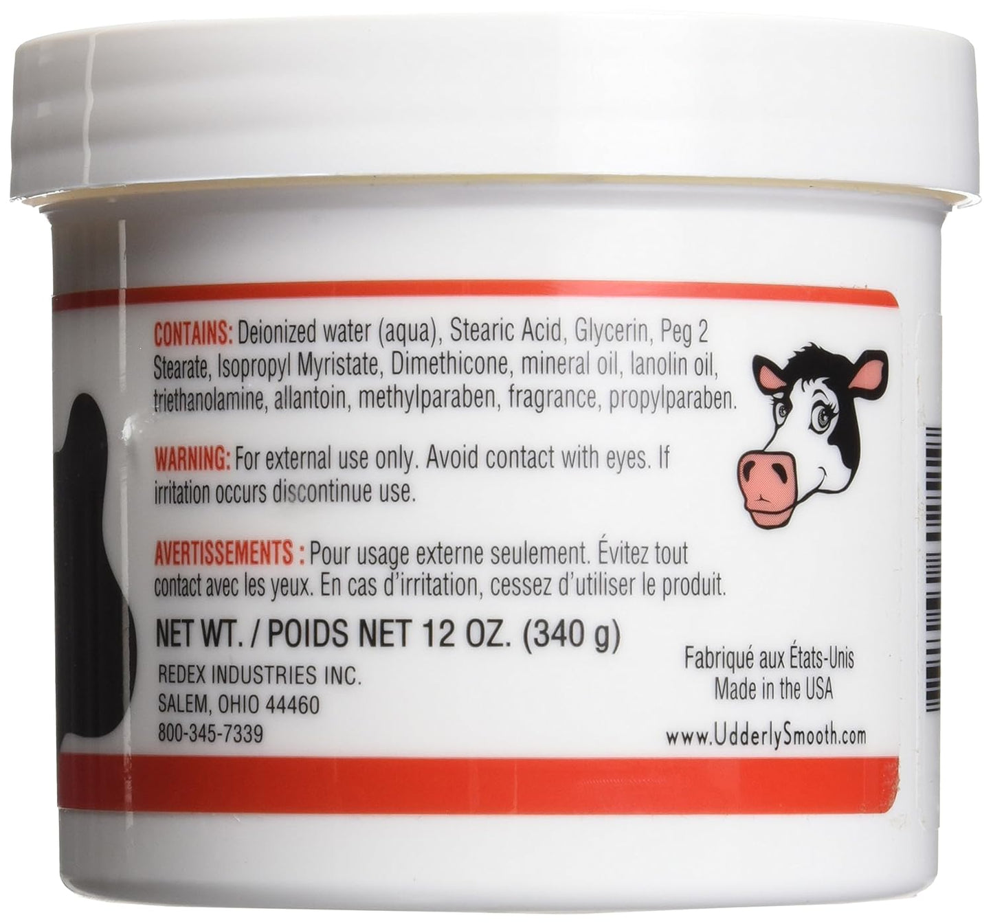 Udderly Smooth Body Cream 10 oz (Pack of 4)