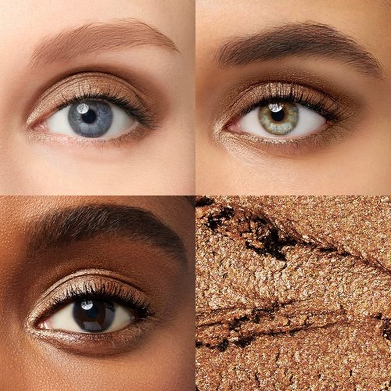 Julep Eyeshadow 101 Crème-to-Powder Eyeshadow Stick Duo + When Pencil Met Gel Sharpenable Multi-Use Longwear Eyeliner Pencil, 3pc Set - Bronze Shimmer, Soft Black & Marmalade Shimmer