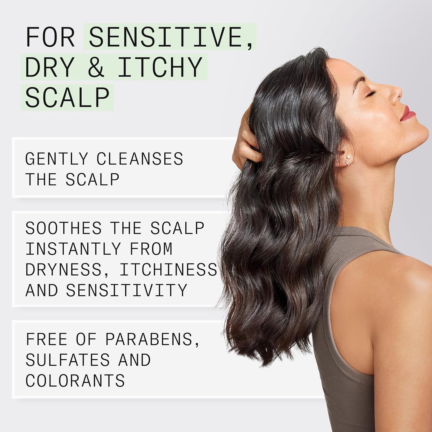 Nioxin Scalp Relief Cleansing Shampoo | Soothes, Hydrates, & Thickens Hair | For Sensitive, Dry, & Itchy Scalp | Made with Aloe Vera & Vitamin E