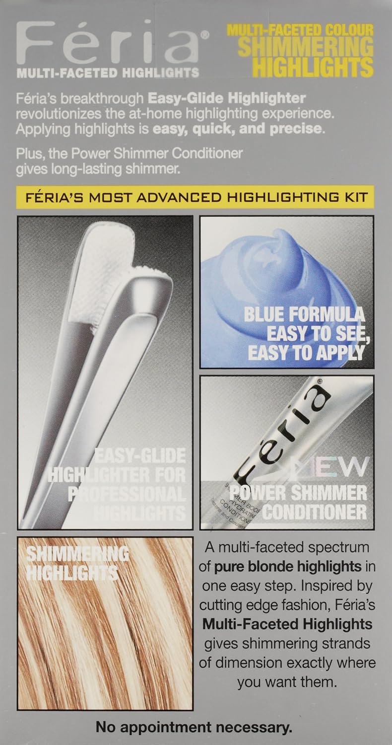 Feria Multi-Faceted Shimmering Permanent Hair Color Kit - C100 Star Lights Extreme