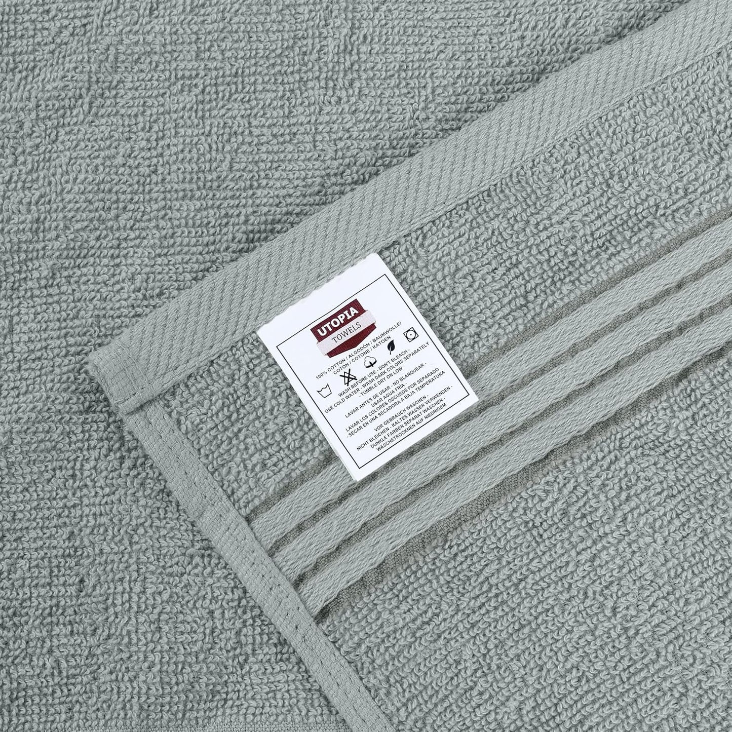 Premium 12-Pack Cotton Wash Cloths - Highly Absorbent & Soft 12x12 for Bathroom, Spa, Gym - Plum
