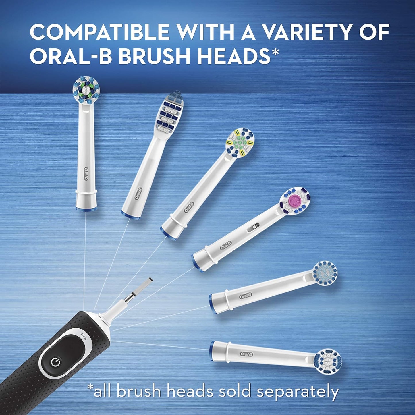 Oral-B Vitality FlossAction Electric Toothbrush with Replacement Brush Head, Pink