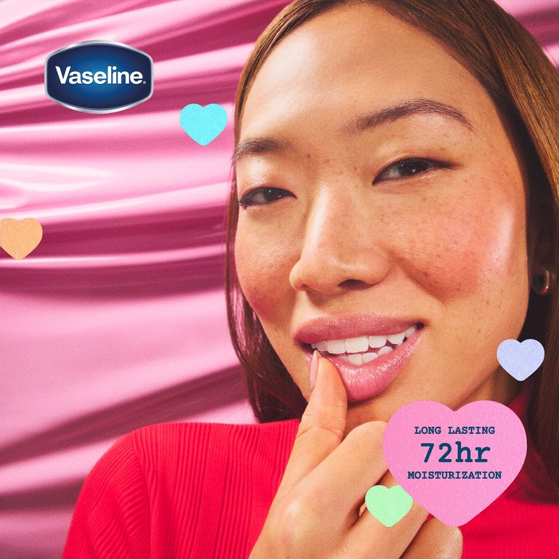 Vaseline Lip Therapy Wild Berry + Rosé Variety 6-Pack – Scented, Lightly Tinted Lip Balms with Vitamin E for Soft, Kissable Lips, 0.25 Oz Ea
