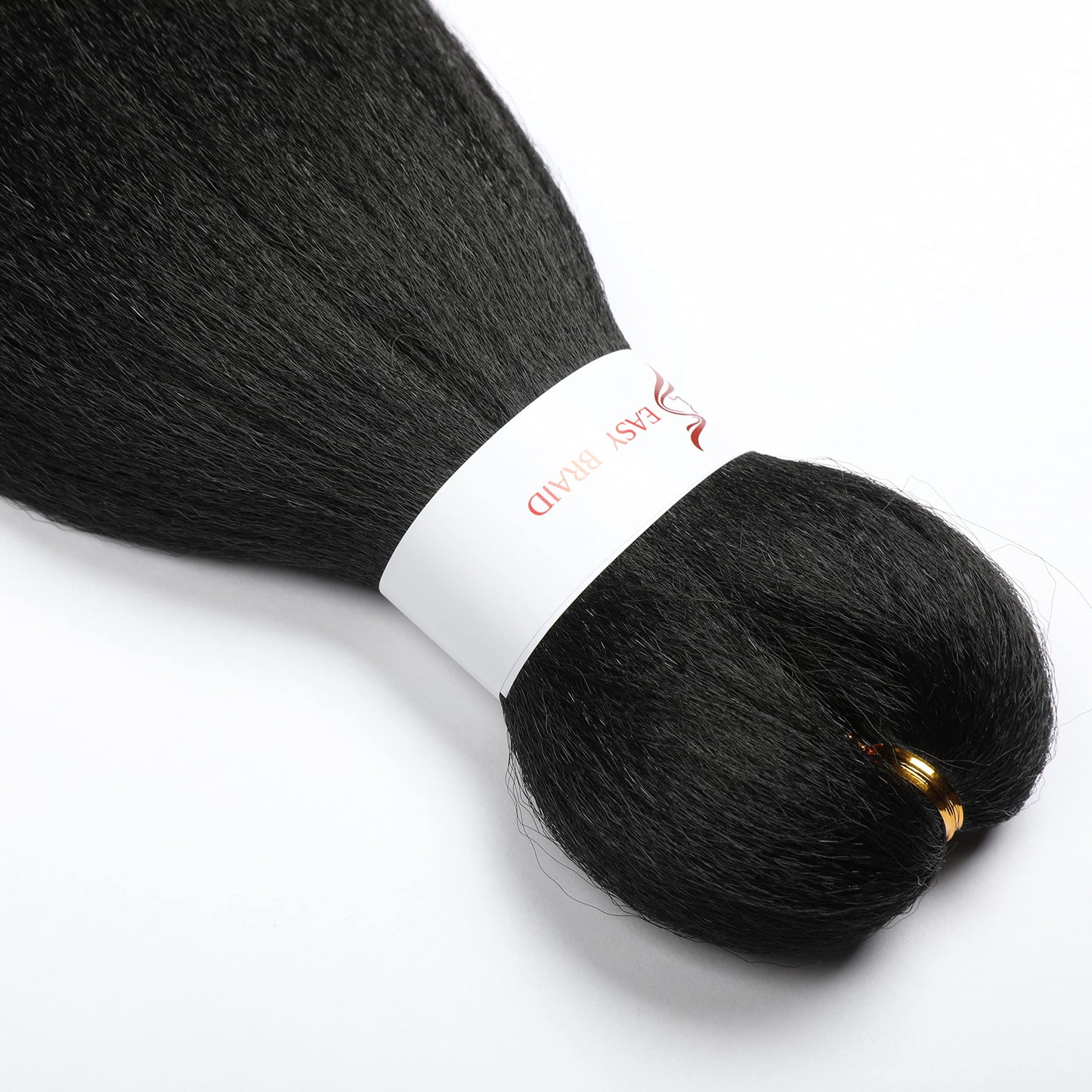 Pre-Stretched Braiding Hair Extensions Black - 18''-8 Packs Synthetic Crochet Braids, Natural Braid Crochet Hair, Hot Water Setting Professional Soft Yaki Texture (18inch,1B)