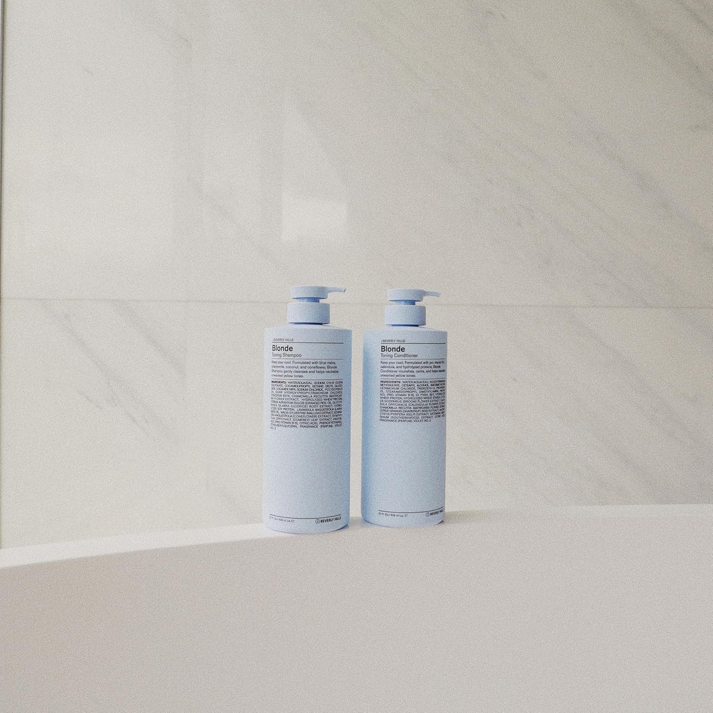 Blue Blonde Toning Shampoo with Coconut Oil - Deep Conditioning for Brighter Hair (12 Oz, 32 Oz)
