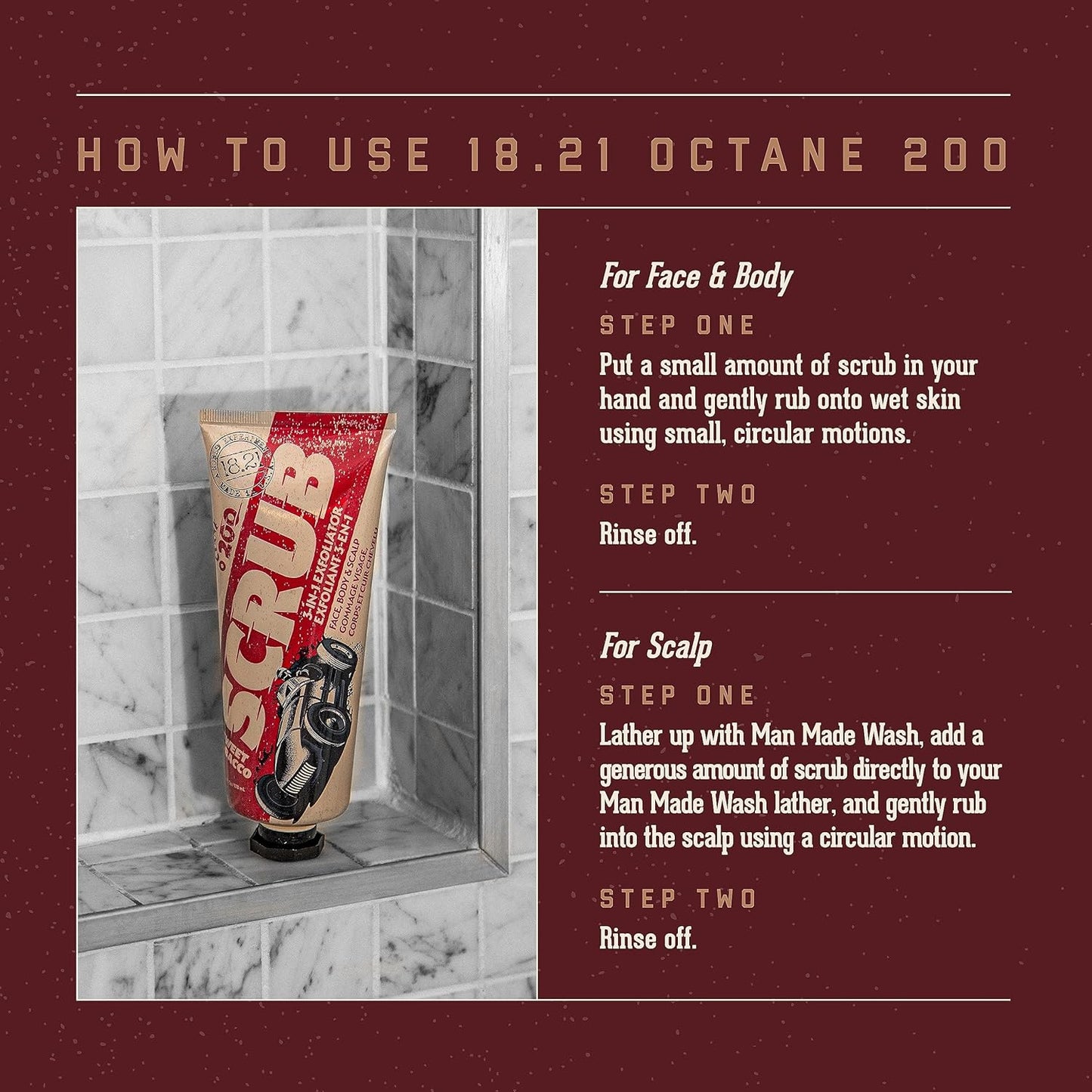 18.21 Man Made Octane Series Moisturizing Lotion