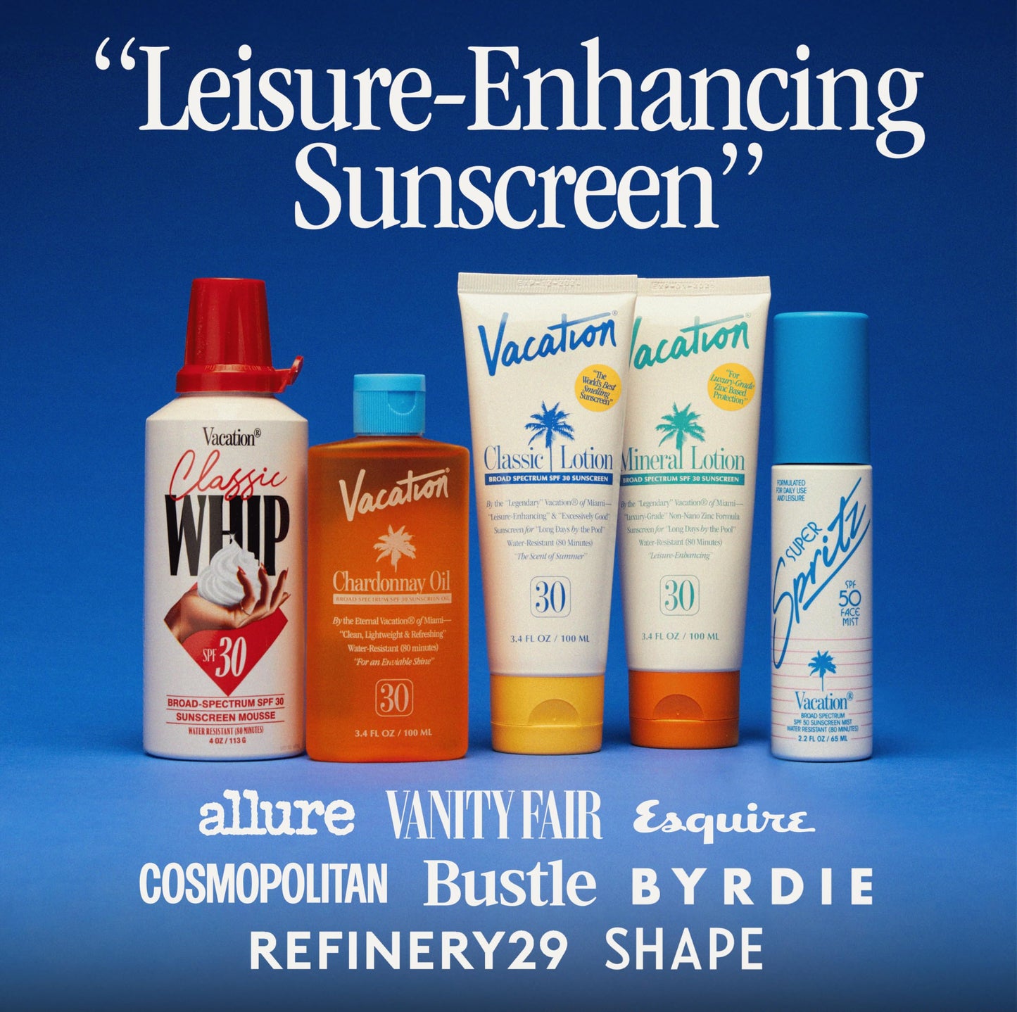 Vacation Classic SPF 50 Sunscreen Lotion and Air Freshener Bundle, 6 Fluid Ounces, Pack of 2 - Invisible, No White Cast, Water-Resistant, Dermatologist-Tested, Vegan