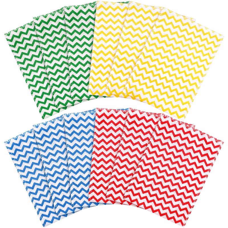 Tatuo 12 Pieces Korean Exfoliating Mitt Glove Italy Towel Body Skin Scrubber Exfoliating Scrubber for Remove Dead Skin Washcloth Korean(Small,Green, Red, Yellow, Blue)